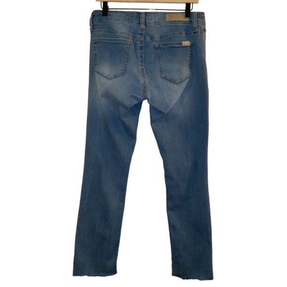 Seven7 Slim Straight Distressed Jeans - Picture 3 of 8